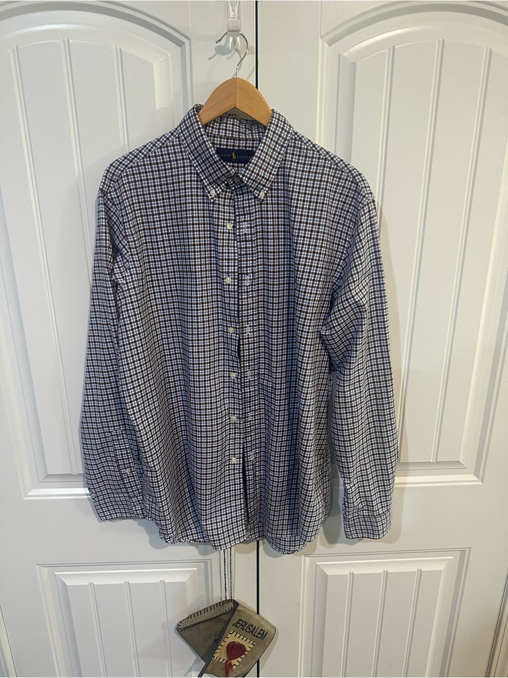 Ralph Lauren Classic Button Down Multi Colored Oxford Men’s XL